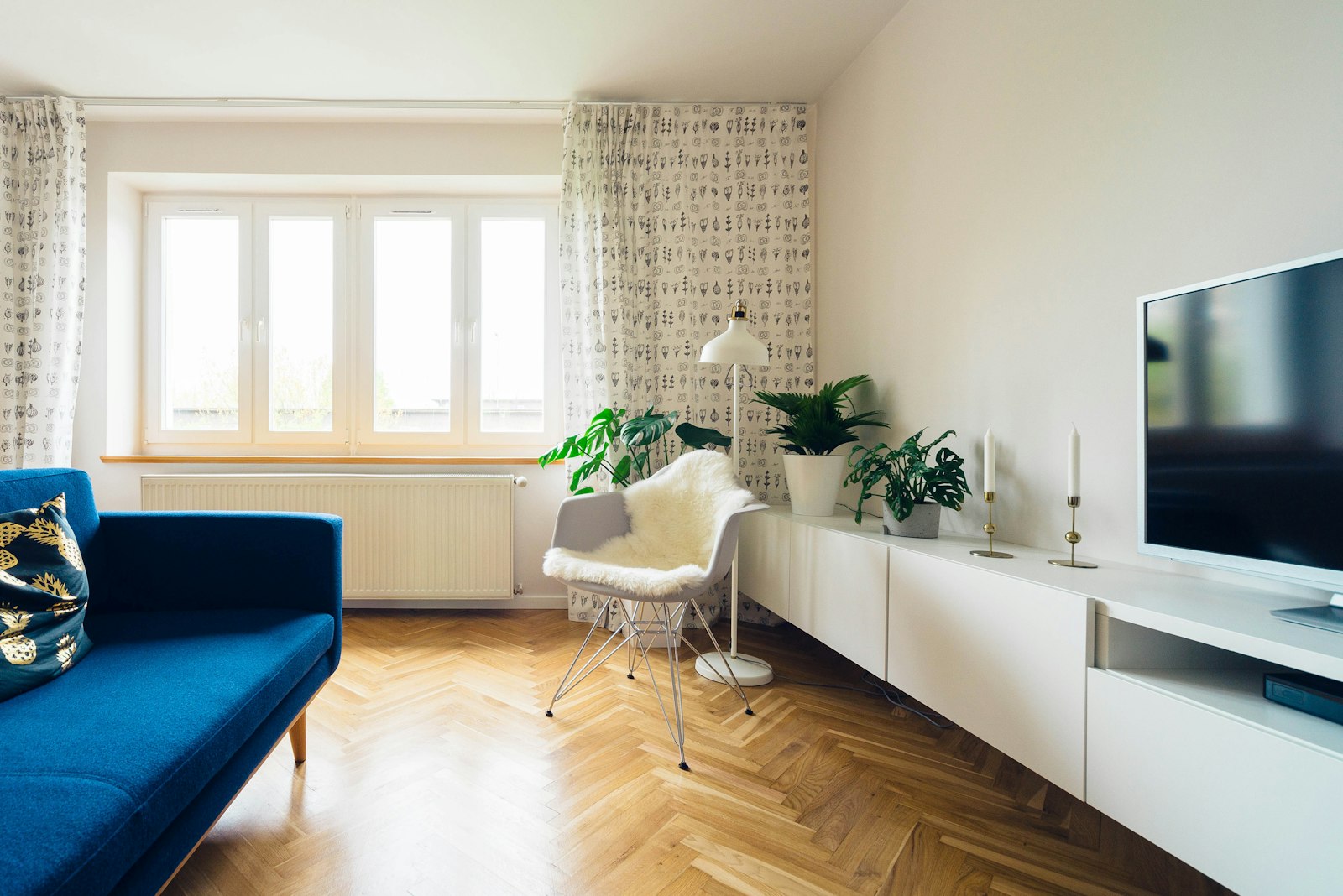 Jane Lane living room after renovation